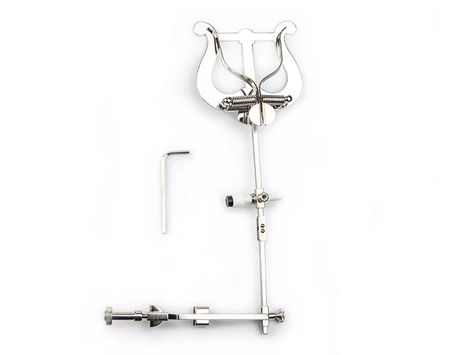 Alexander Music Lyre for French Horn, a sturdy music holder for musicians.