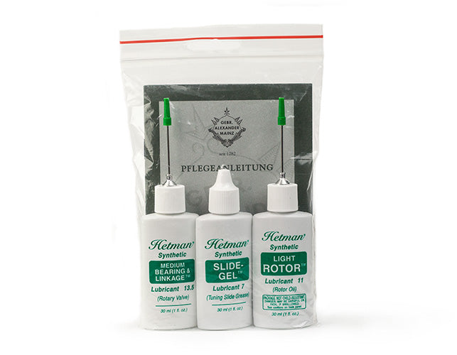 Lubricant and Care Kit for oboe and french horn accessories