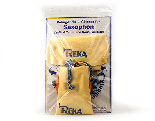 REKA Cleaning Set for Alto & Tenor Sax and Bass Clarinet, including cleaning tools