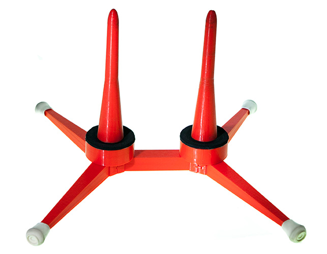 Oboe Stand - Double Red
